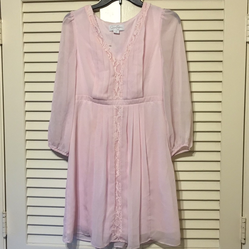 🎀Jessica Simpson Pink  Midi dress 🎀